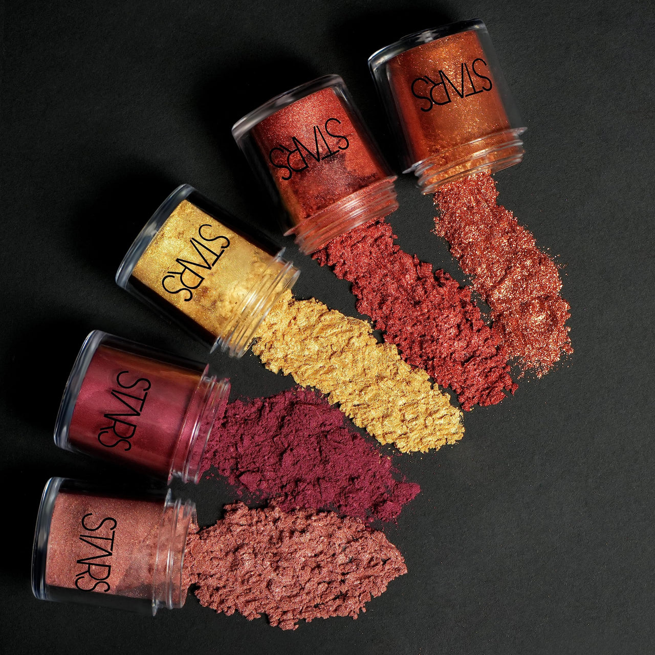 Stars Cosmetics Eyeshadow Pigment Powder, Gun Mettle - Heavily Pigmented, Shiny & Luminous, Medium Coverage, Easy Blend, Glitter Effect, Long-Lasting Eye Makeup, 4g