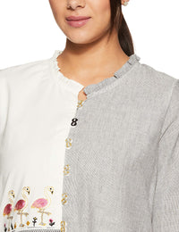 BIBA Women's  Cotton A-Line Kurta