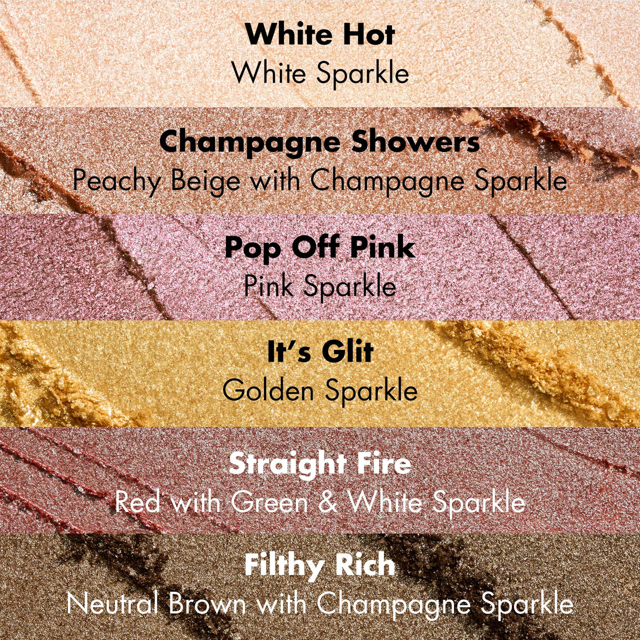 e.l.f. Fine As Fleck Glitter Eyeshadow, Long-Lasting Sheer Eye Makeup With A Shimmer Finish, Soft, Smooth Formula, Vegan & Cruelty-Free, Filthy Rich