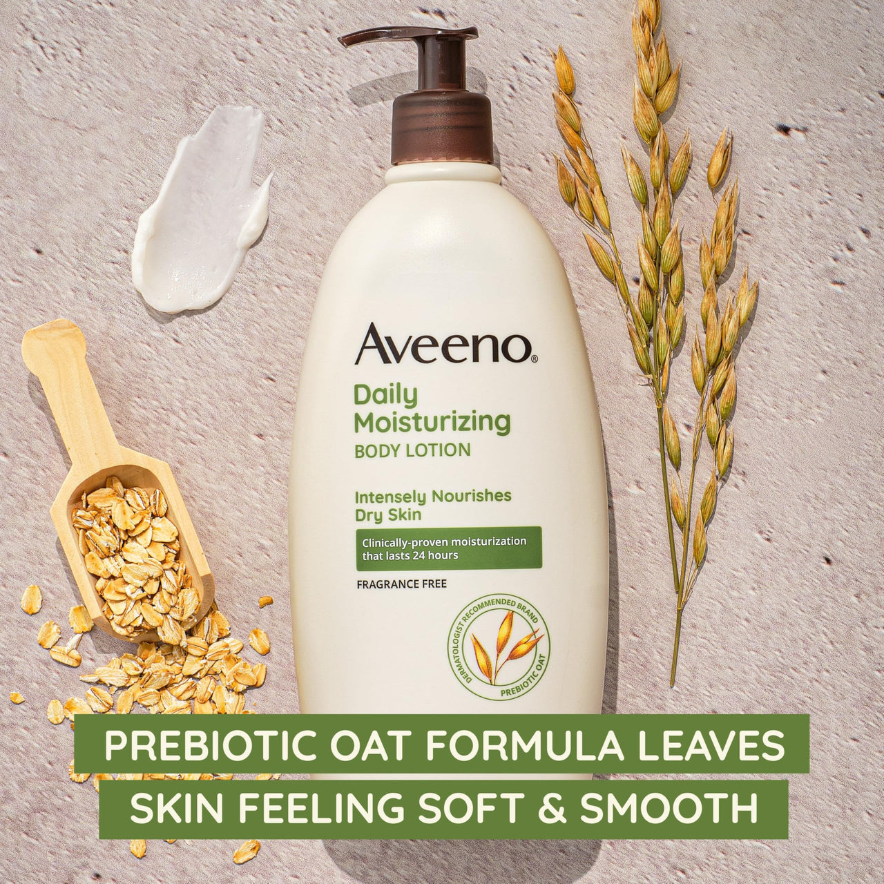 Aveeno Sheer Hydration Daily Moisturizing Lotion for Dry Skin with Soothing Oat, Lightweight, Fast-Absorbing & Fragrance-Free Intense Body Moisturizer, 18 fl. Oz, 530ml