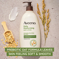 Aveeno Sheer Hydration Daily Moisturizing Lotion for Dry Skin with Soothing Oat, Lightweight, Fast-Absorbing & Fragrance-Free Intense Body Moisturizer, 18 fl. Oz, 530ml