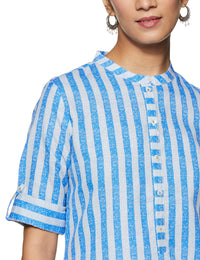 BIBA Women's  Synthetic Kurta