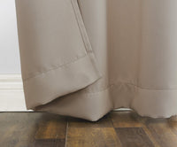 Sun Zero Easton Energy Saving Blackout Grommet Curtain Panel, 40