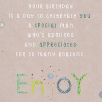 American Greetings Birthday Card for Him (Admired and Appreciated) Admired and Appreciated