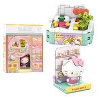Hello Kitty Konbini Building Blocks Set (Ready - to - Eat Rice Set)