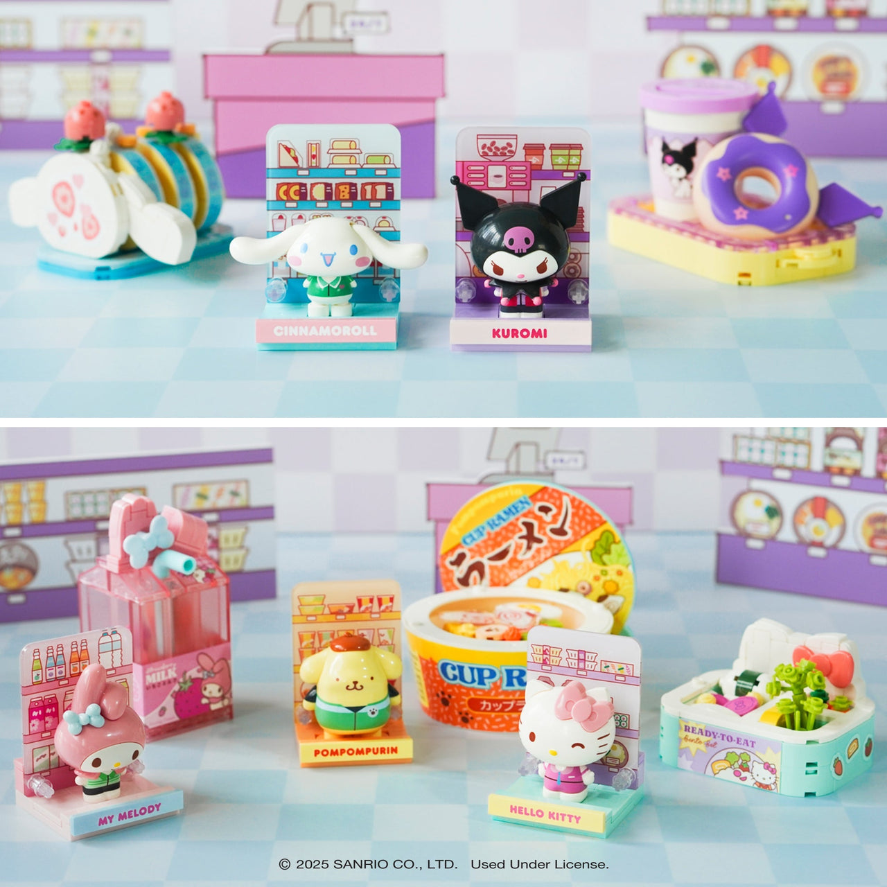 Hello Kitty Konbini Building Blocks Set (Ready - to - Eat Rice Set)
