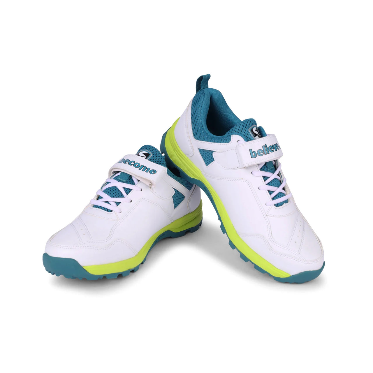 SG CENTURY 6.0 Cricket - Sleek Design In White/Sea Green/Fluo Green For Optimal Performance