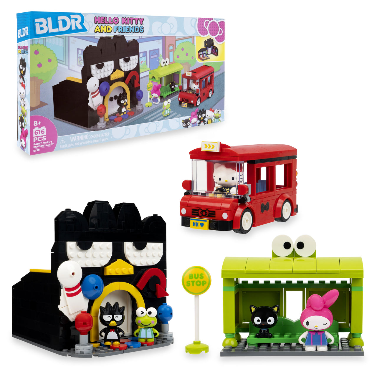 Hello Kitty and Friends BLDR Building Set (Badtz - maru’s Bowling Alley)