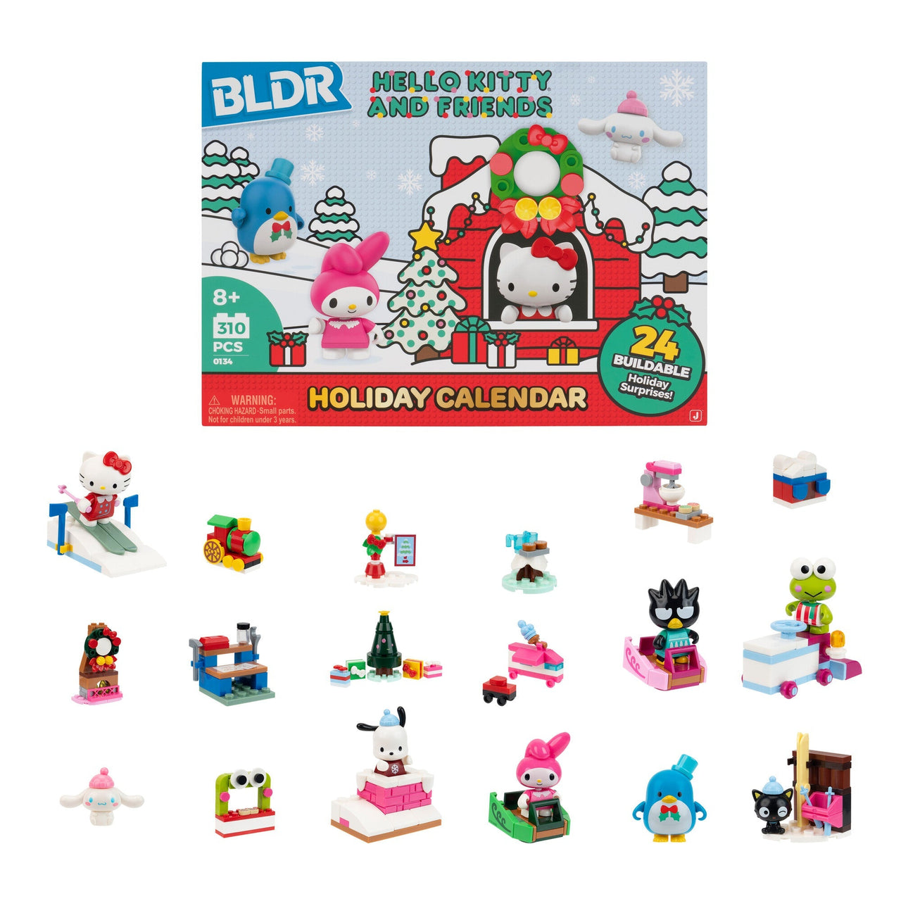 Hello Kitty and Friends BLDR Building Set (2025 Holiday Calendar)