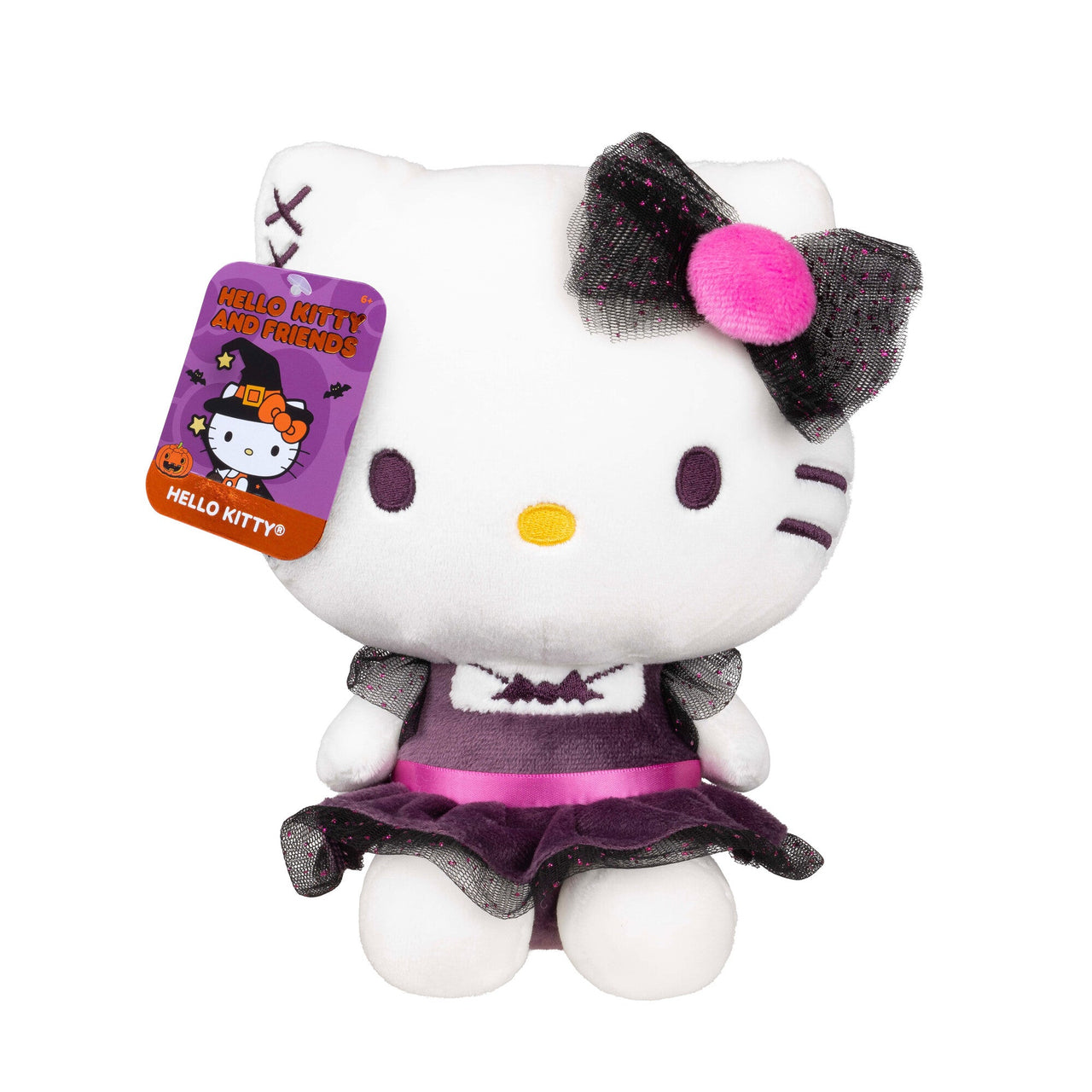 Hello Kitty 8" Halloween Plush (Black Dress)