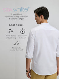 KINGDOM OF WHITE Pure Cotton Stay White Kurta