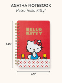 Hello Kitty x Studio Oh! Retro Red Agatha Notebook