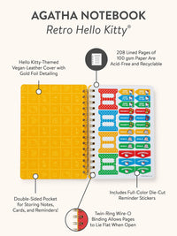 Hello Kitty x Studio Oh! Retro Red Agatha Notebook