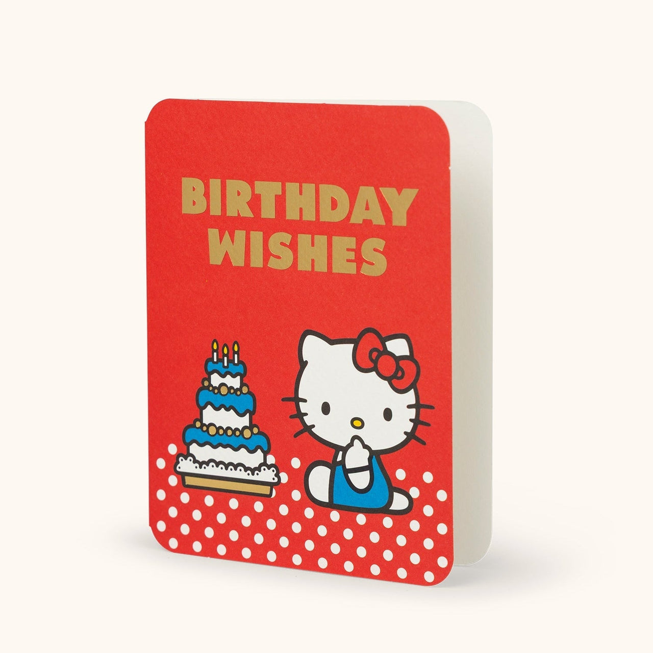 Hello Kitty x Studio Oh! Retro Red Birthday Wishes Deluxe Greeting Card
