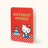 Hello Kitty x Studio Oh! Retro Red Birthday Wishes Deluxe Greeting Card