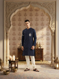 House of Pataudi Embroidered Jashn Kurta