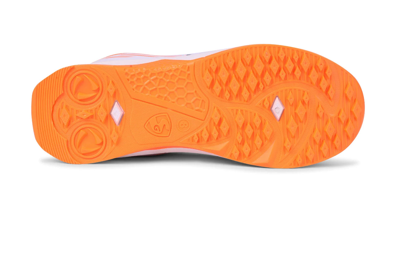 SG YORKER Sport Shoe With Classic White Meets Bold Navy And Vibrant Orange