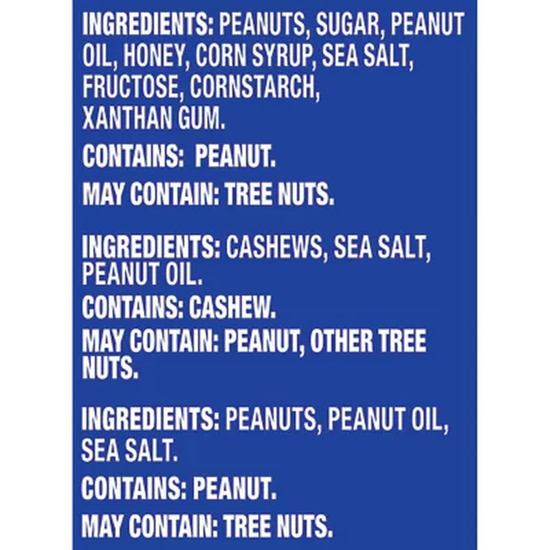 Planters Variety Pack Cashews & Peanuts, 24 Pk.