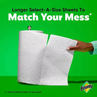Bounty Prints Select-A-Size 2-Ply Paper Towels, 12 Rolls, 128 Sheets/Roll