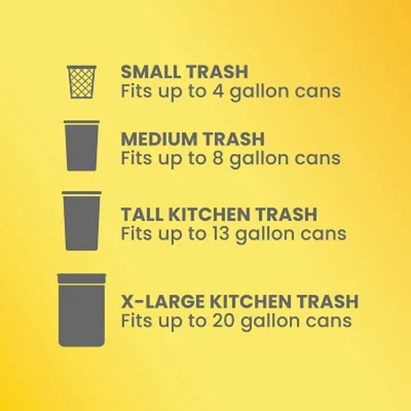 Glad Forceflex 13-Gallon Kitchen Trash Bags, Gain Original Scent + Febreze, 160 Ct.