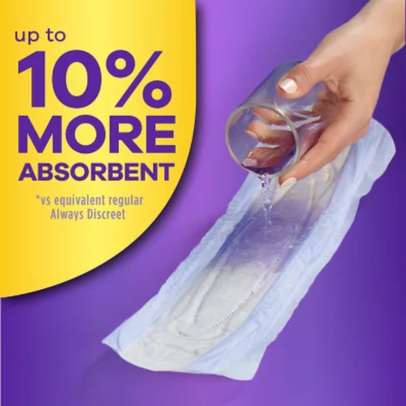 Always Discreet plus Incontinence Pads for Women, Moderate, 153 Ct.