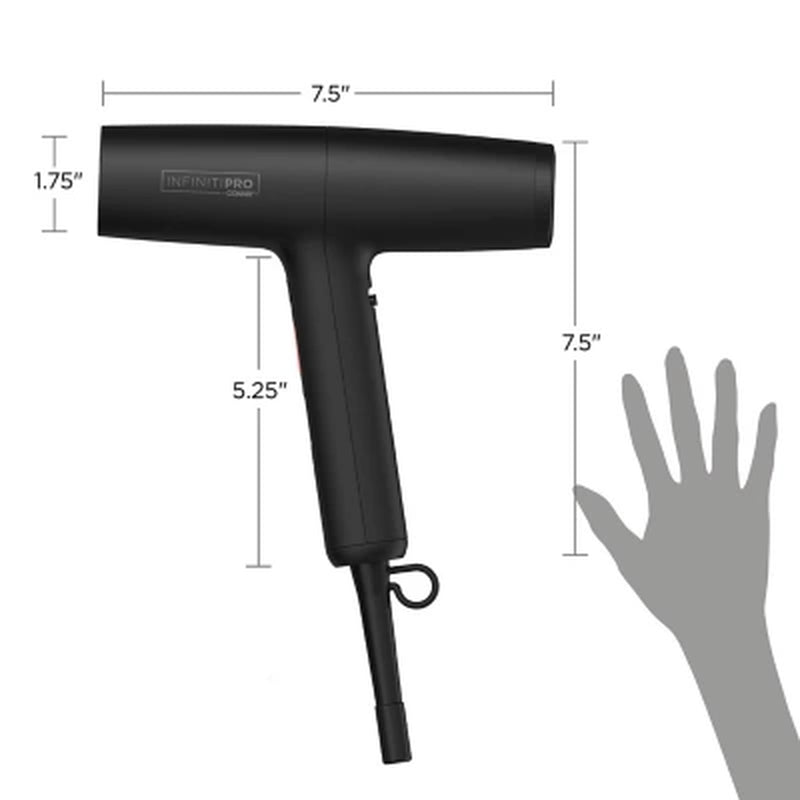 Infinitipro by Conair Digitalaire Hair Dryer with Brush and Storage Bag