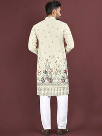 KURTA WALLAH Men Geometric Printed Kurta