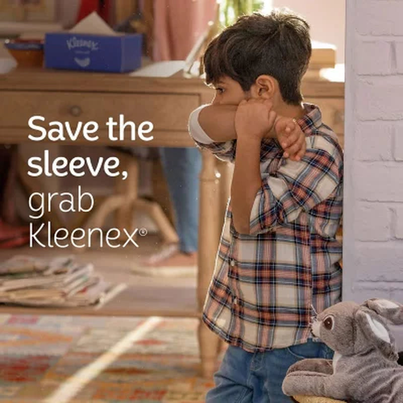 Kleenex Trusted Care 2-Ply Facial Tissues 12 Boxes, 160 Tissues/Box