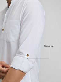 KINGDOM OF WHITE Pure Cotton Stay White Kurta