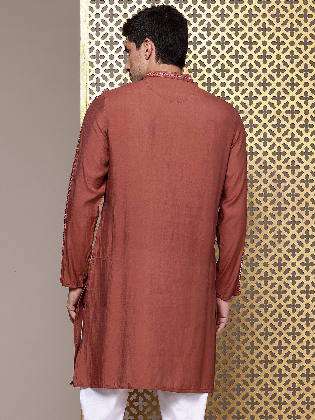 House of Pataudi Mirror Work Jashn Kurta