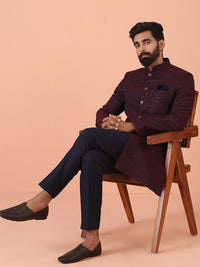 VASTRAMAY Embroidered Sherwani Set