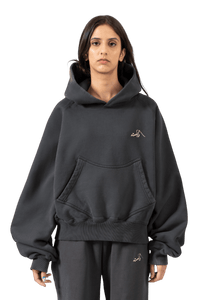 Raastah - Grey Made In Pak Hoodie - Charcoal