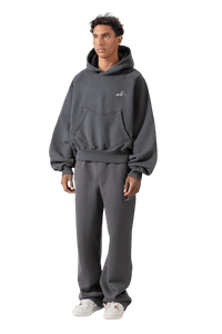 Raastah - Grey Made In Pak Hoodie - Charcoal