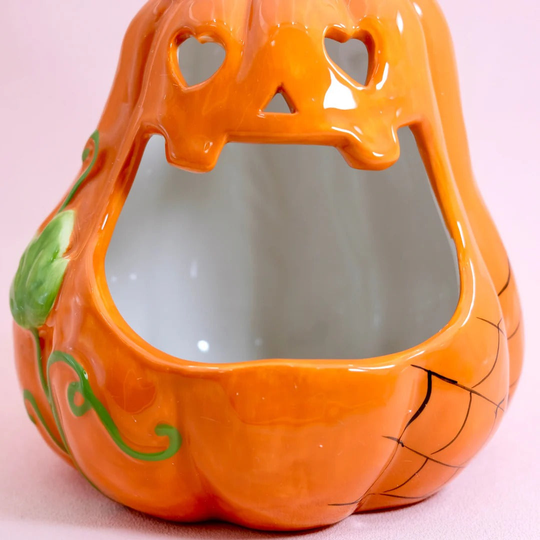 Hello Kitty Big Mouth Pumpkin Ceramic Candy Bowl