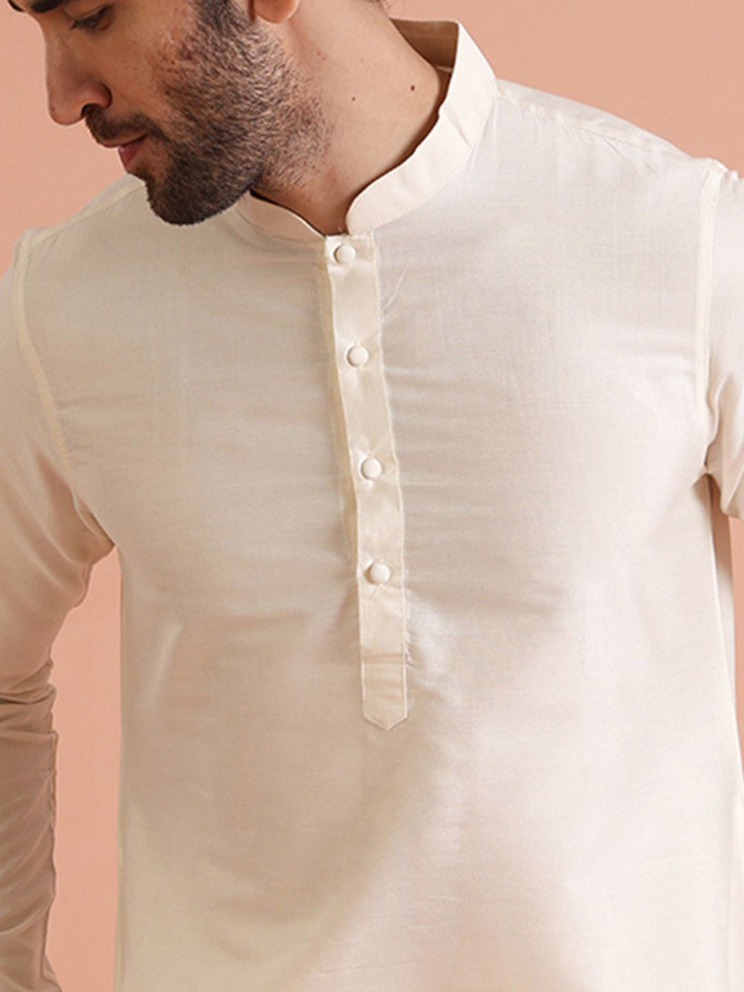 KISAH Mandarin Collar Straight Kurta