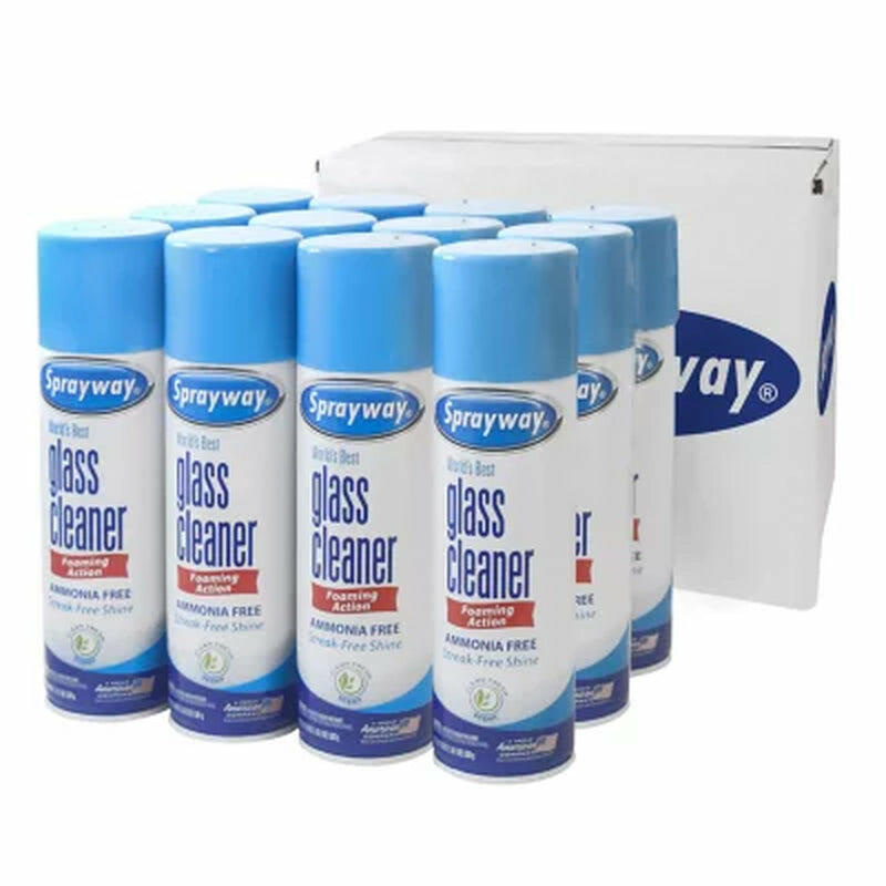 Sprayway Glass Cleaner, 19 Oz., Choose Pack Size