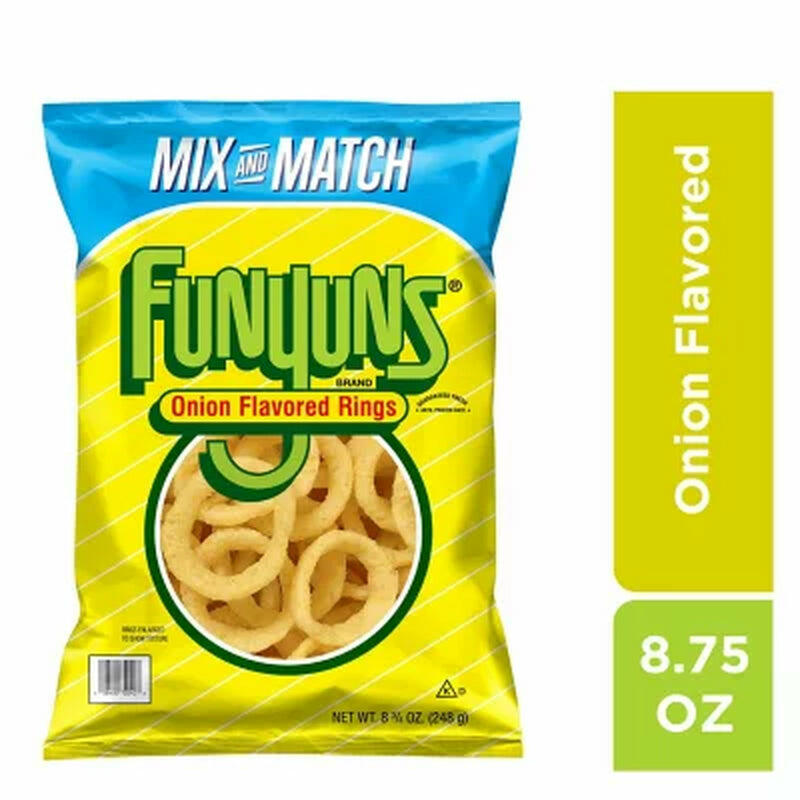 Funyuns Onion Rings Snacks, 8.75 Oz.