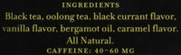 Harney & Sons Paris Tea , 4 oz Loose Leaf Black Tea w/ Caramel and Fruit Flavors