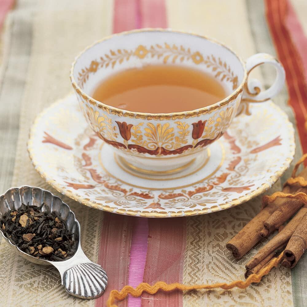 Harney & Sons Hot Cinnamon Spice Black Tea, with Orange Peel, Cinnamon, and Clove, 16 Oz (Pack of 1)