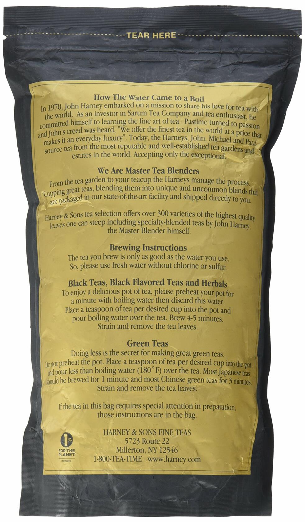 Harney & Sons Herbal Hot Cinnamon Spice | 16oz Loose Leaf Tea