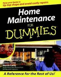 Home Maintenance for Dummies? - Paperback By Carey, James - GOOD