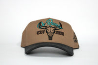De Rancho Dessert Skull A-frame Hat (BROWN)