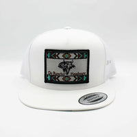 De Rancho Aztec Bull (WHITE) Hat