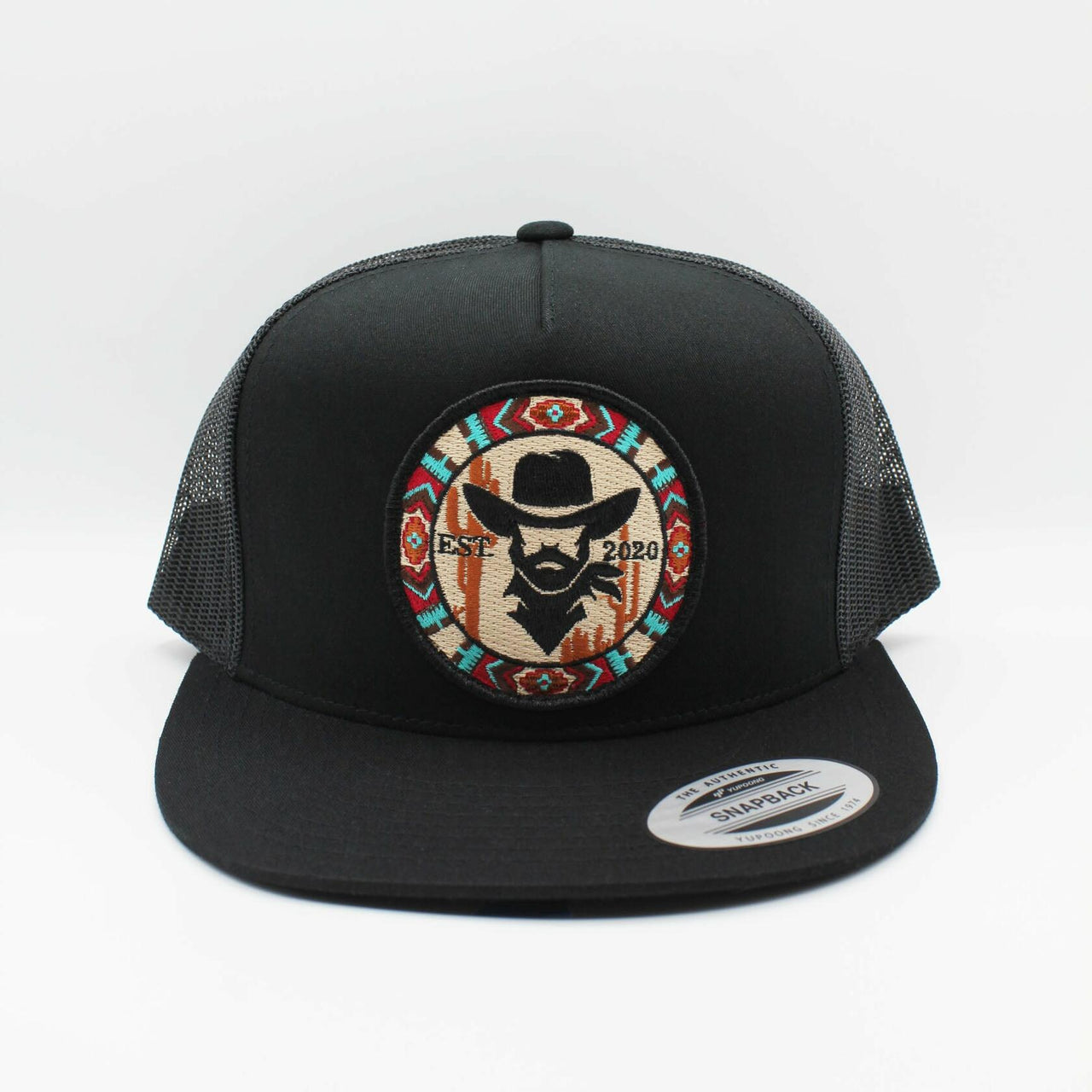 De Rancho Round Patch (BLACK) Hat