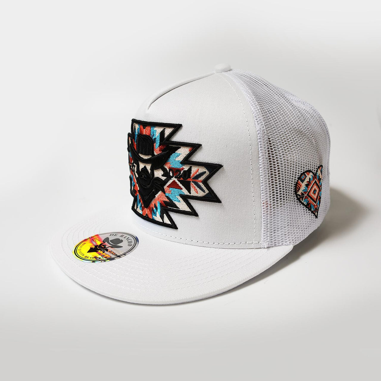 De Rancho Amarillo Heart (WHITE) Dr097 Hat