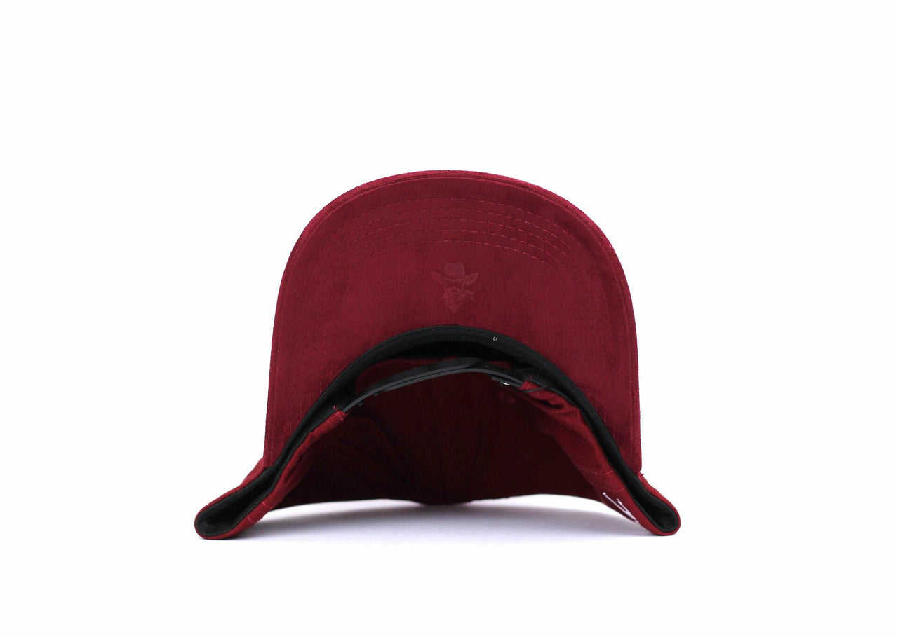 De Rancho A-frame Hat Backwards Logo (BURGUNDY) Dr264