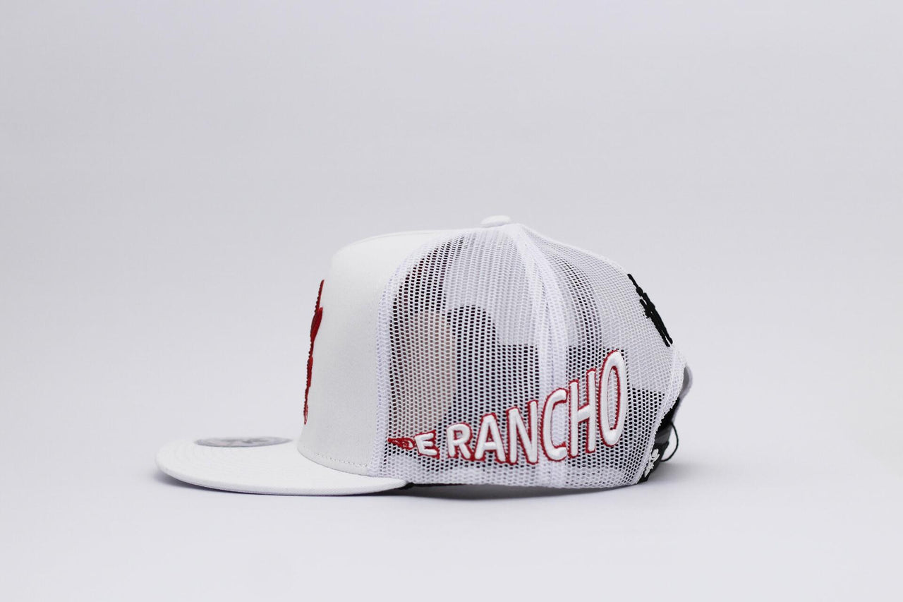 De Rancho Red Rider Hat (WHITE) Dr253