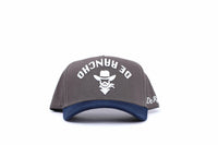 De Rancho A-frame Hat (GRAY/NAVY BLUE) Dr263
