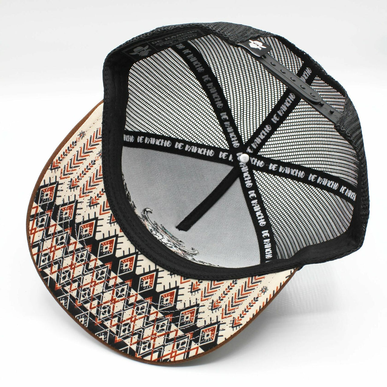 De Rancho Cráneo (BLACK/BROWN) Dr182 Hat
