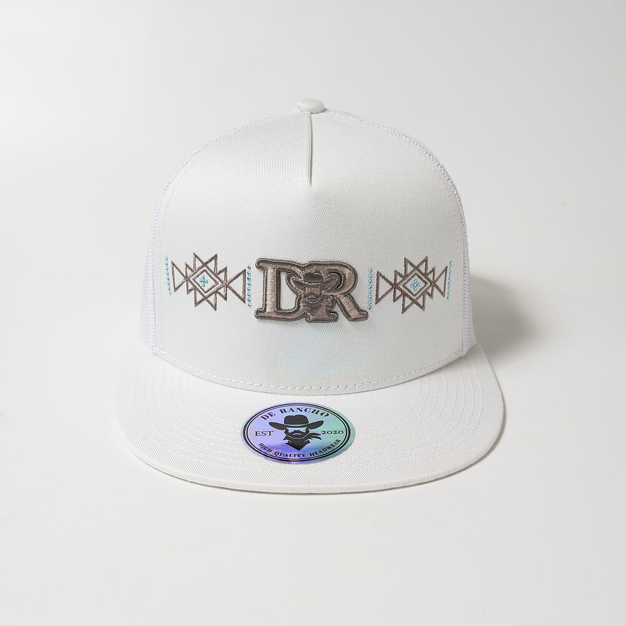De Rancho Crystals (WHITE) Dr084 Hat